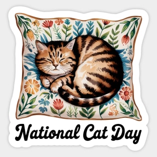 Purrrfect friends cats are family Sticker